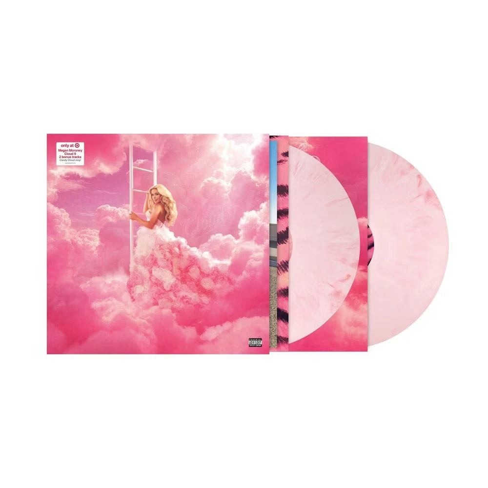 New, Sealed! Megan Moroney - Cloud 9 Candy Cloud Colored Vinyl 2 LP Pink Record